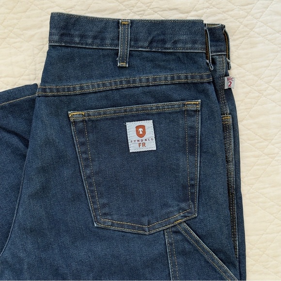 Tyndale Fire Resistant Dark Wash Jeans - Picture 2 of 8
